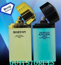 MORTON & MORTON MUSK MEN'S COLOGNE NATURAL SPRAY BY MARLEN LAMUR NEW IN BOX.
