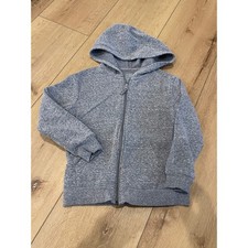 Cat  Jack Boys Heather Gray Full Zip Hoodie Sweatshirt Size XS 4/5
