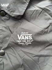 Vans Jacket Mens/Womens Size M Black Fleece Lining New Without Tags