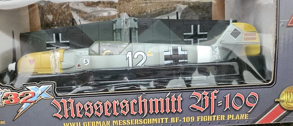 ULTIMATE SOLDIER ALEMÁN SEGUNDA GUERRA MUNDIAL MESSERSCHMITT Bf-109 "BLANCO 12" ESCALA 1:32 SIN USAR, EN CAJA Foto 2 de 4