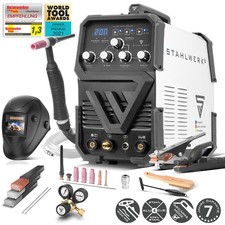 STAHLWERK Schweißgerät 2-in-1 Kombi AC/DC WIG 200 ST IGBT ARC/MMA-Inverter 200A