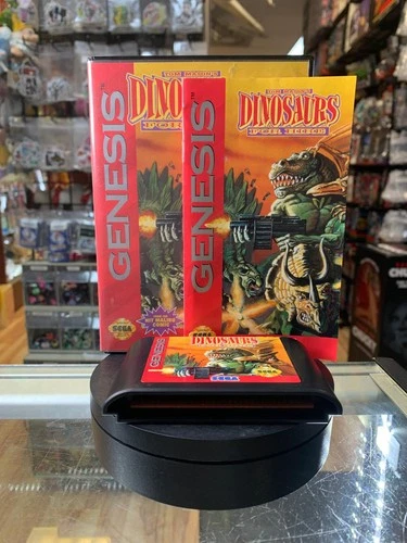 Dinosaurs For Hire (Sega Genesis, Vintage Video Games) COMPLETE