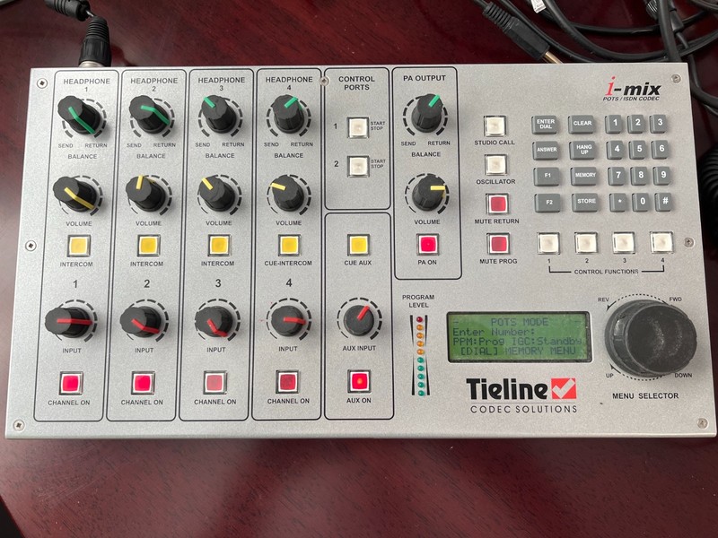 TieLine Codec Solutions TLR200 Commander Rack POTS ISDN Digital Audio Codec Work