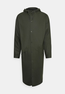 Rains Longer Jacket Green L Regenjacke Unisex NEU OVP GARANTIE