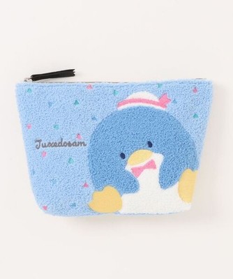 Sanrio Characters Tuxedosam Sagara Embroidered Pouch Blue 2026SS JP LTD Original