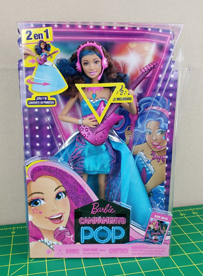 Barbie Campamento Pop in Rock 'N Royals Princess Pop SPANISH Doll