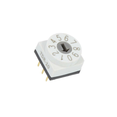 TDR-10 Kodierschalter DEC/BCD Pos: 10 THT RKontakt max: 80mΩ 7Ncm SUNGMUN ELECTR