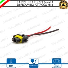 CONNETTORE CABLAGGIO RICAMBIO H11 12V SPINOTTO SPINA PER FORD KUGA 2 RESTYLING