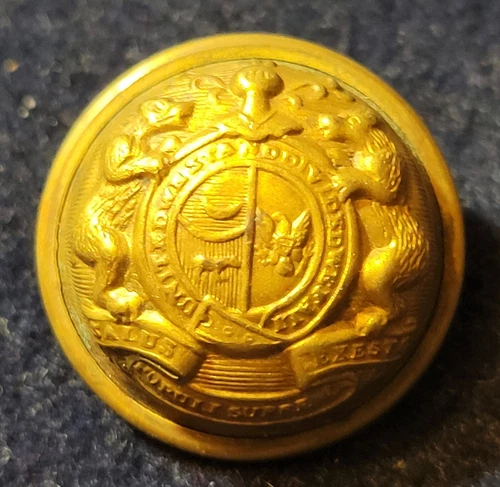 CIVIL WAR MISSOURI STATE SEAL CONFEDERATE USE STAFF BUTTON ALBERT# MO-2-TYPE