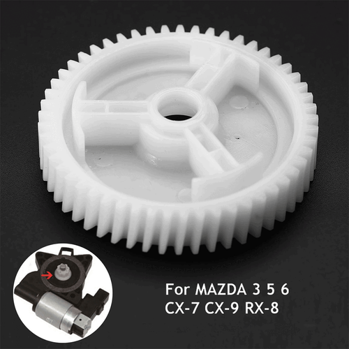 POWER WINDOW REGULATOR MOTOR GEAR FOR MAZDA 3 BK 5 II CR 6 GG GY CX-7 CX-9 RX-8 - Picture 3 of 9