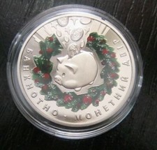 Ukraine official NBU token - Saint Nicholas  - 2018 - UNC