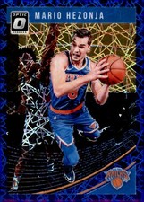 2018-19 Panini Donruss Optic Blue Velocity- #77 Mario Hezonja