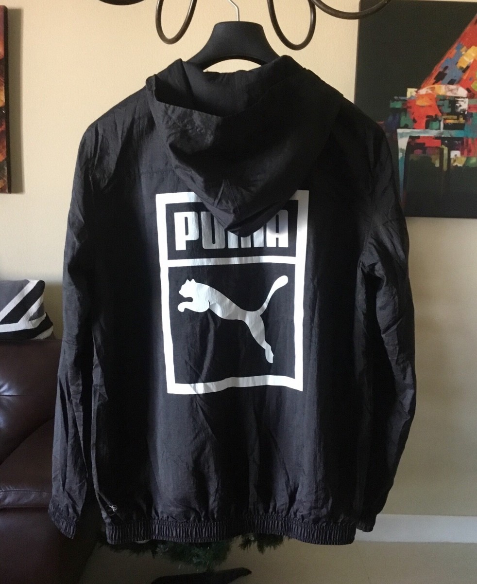 Big LOGO PUMA Vintage fashion Fusion cold Windbreaker hoodie