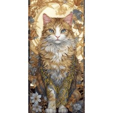 Bead Embroidery Kit Cat DIY Bead needlepoint Bead stitching Tela Artis