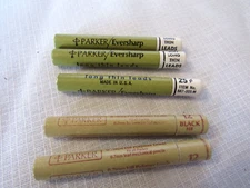 Vintage Parker Eversharp Black Mechanical Pencil Lead l 5 Tubes