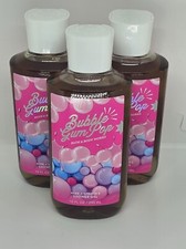 Bath  Body Works Bubble Gum Pop Shower Gel x3 10oz each