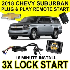 Js Alarms 2018 Chevy Suburban Plug & Play Remote Start Easy Install GM12