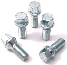 wheel bolts M14 x 1.25, 17mm Hex, taper seat. BMW F models all series x 5