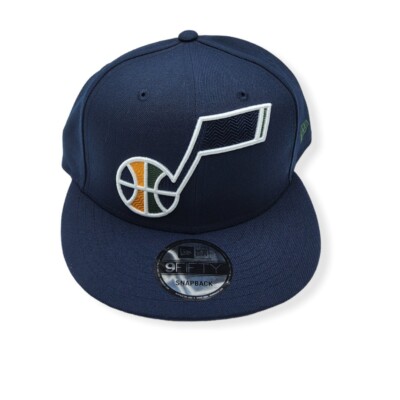 New Era Utah Jazz 9Fifty Threads XL Logo Navy Blue Adjustable