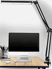  Led Desk Lamp, 14w, Black, DC 5V/2A, Color Temperature: 3000/4500/6000K