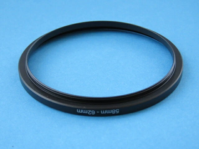 58mm to 62mm Step Up Step-Up Ring Camera Lens Filter Adapter Ring 58mm-62mm - Image 2 of 2