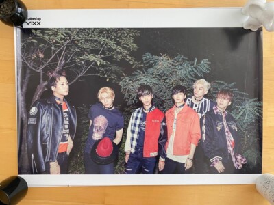 VIXX Chained Up Freedom Version Großes Poster K-Pop Mnet Boygroup Korea 2015