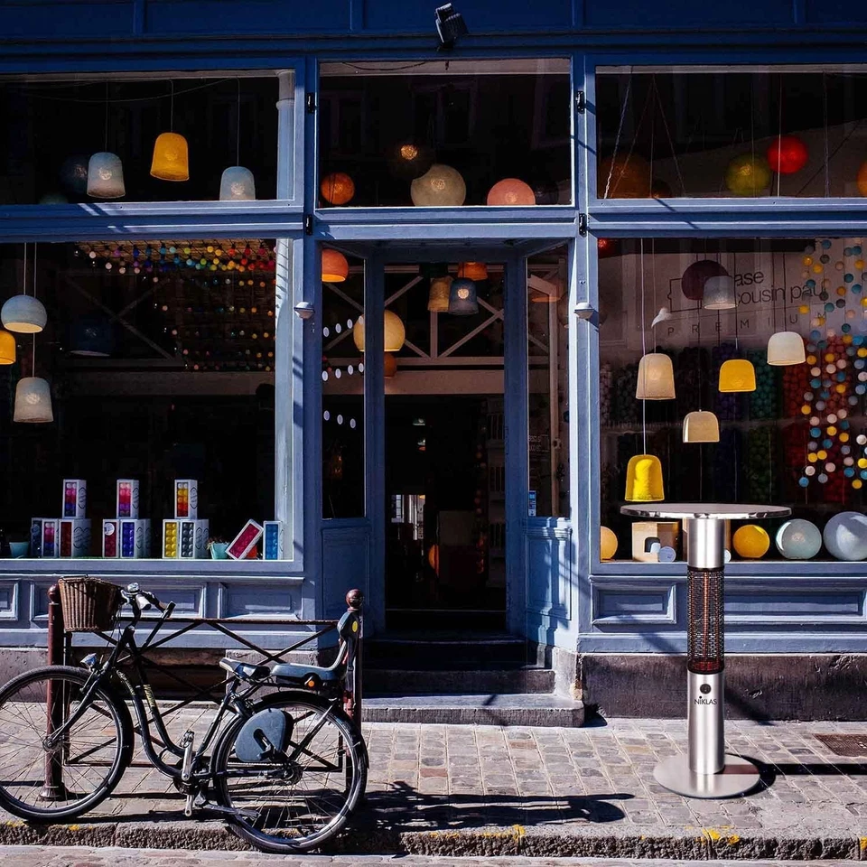 STUFA TERMOTAVOLO NIKLAS SOLE MEZZANOTTE 1500W - 60x110h cm - Immagine 3 di 3