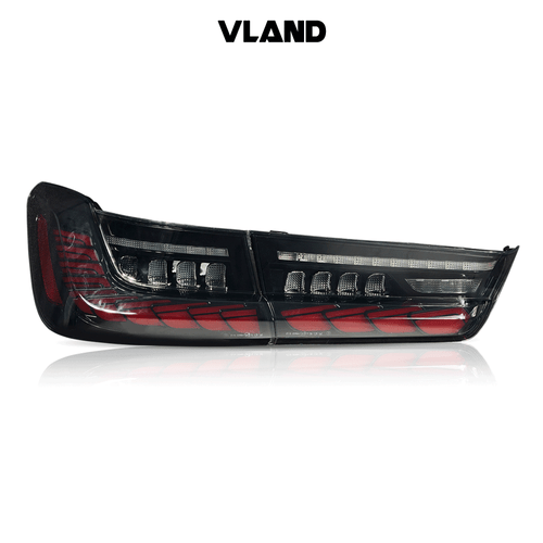 VLAND For 2019-2022 BMW 3 Series G20 G28 G80 M3 OLED Tail Lights Smoke Lens Set - Picture 2 of 18