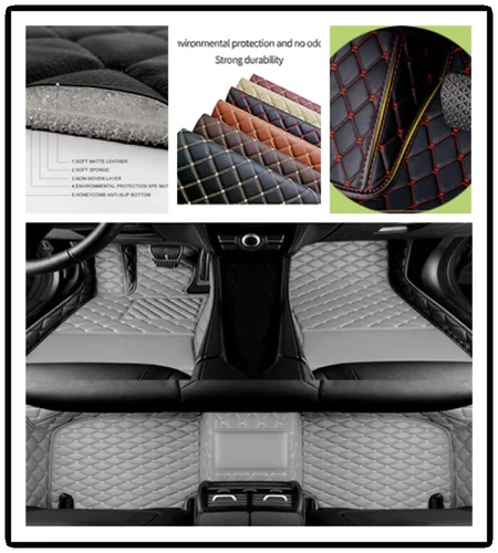 Fit For Cadillac Luxury Car Floor Mats Waterproof Liners Auto Leather carpets - Bild 6 von 38