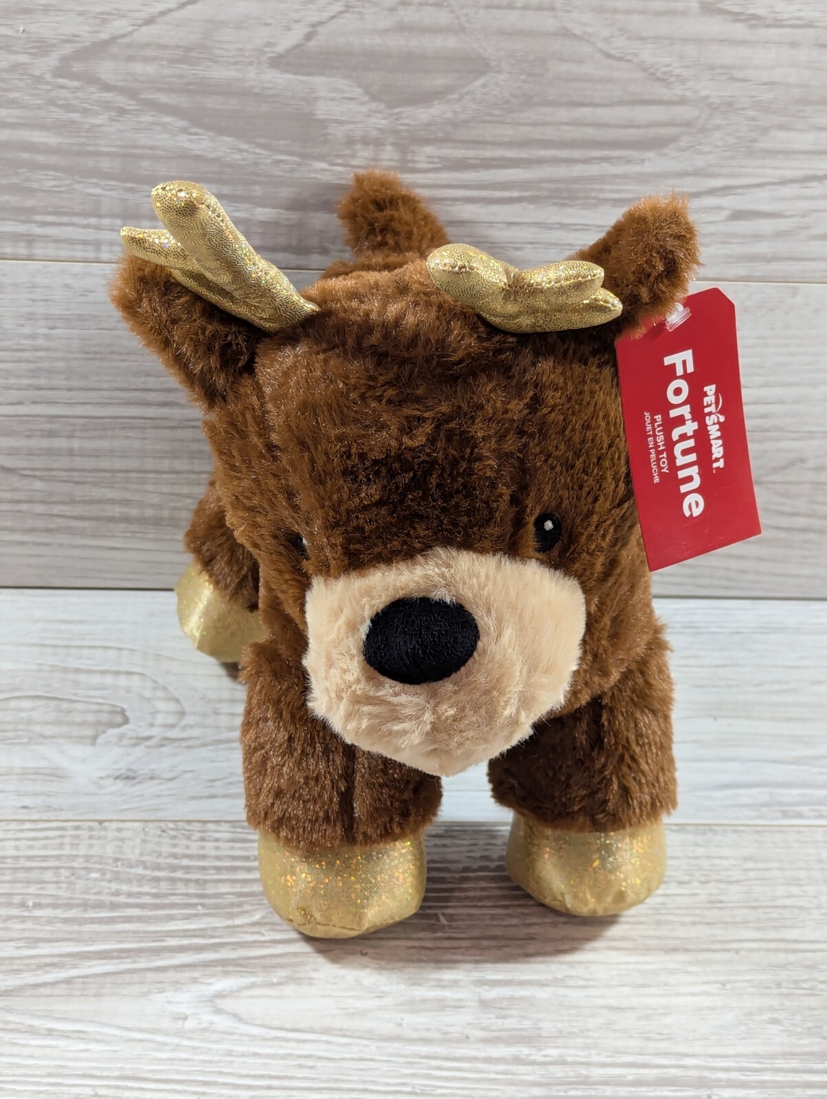 PetSmart Plush Dog Toy Fortune the Deer Squeaker 12
