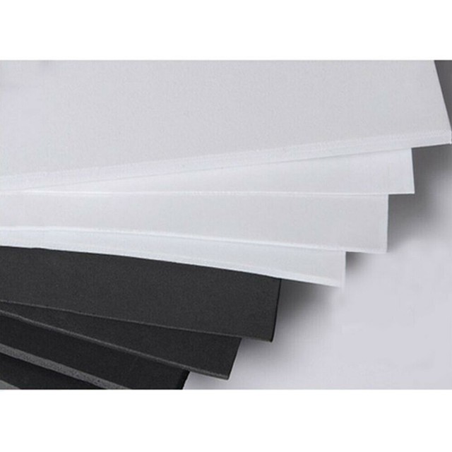 Black/White EVA Foam Sheet Mat Board Plate 35x50cm 35x100cm Rubber