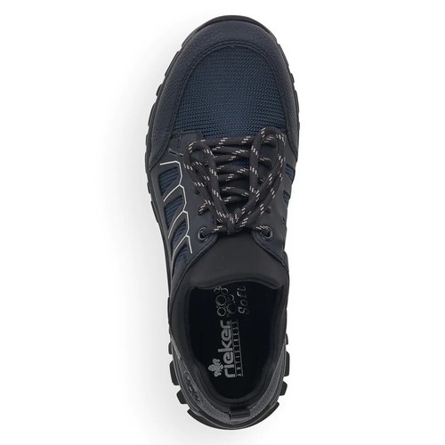Rieker Women's M9850-14 BLUE Sport Trainers Shoes - Picture 3 of 5