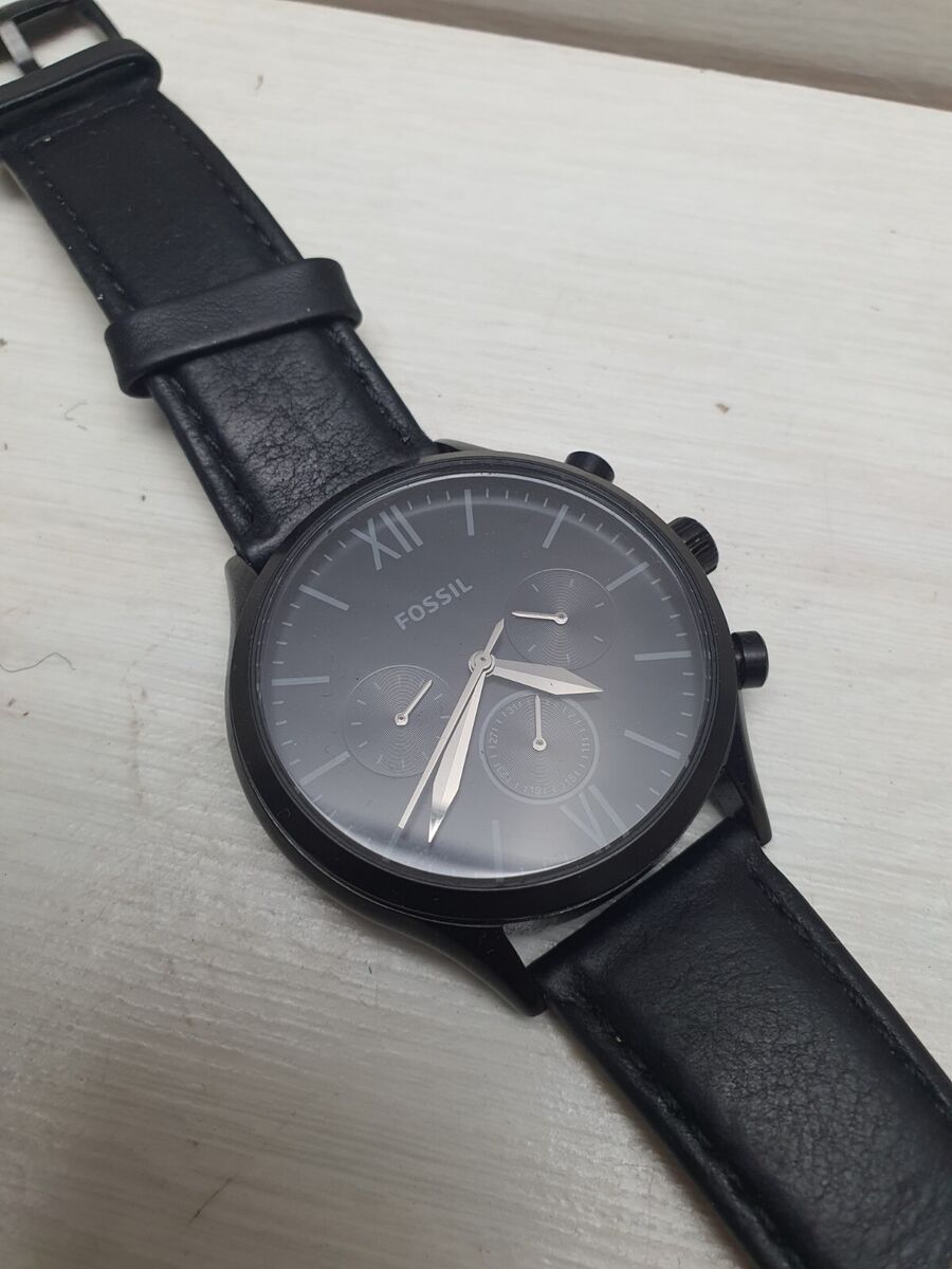 Vintage Collectible FOSSIL Black Edition BQ2364 112305 Vintage Collectible FOSSIL Black Edition BQ2364 112305