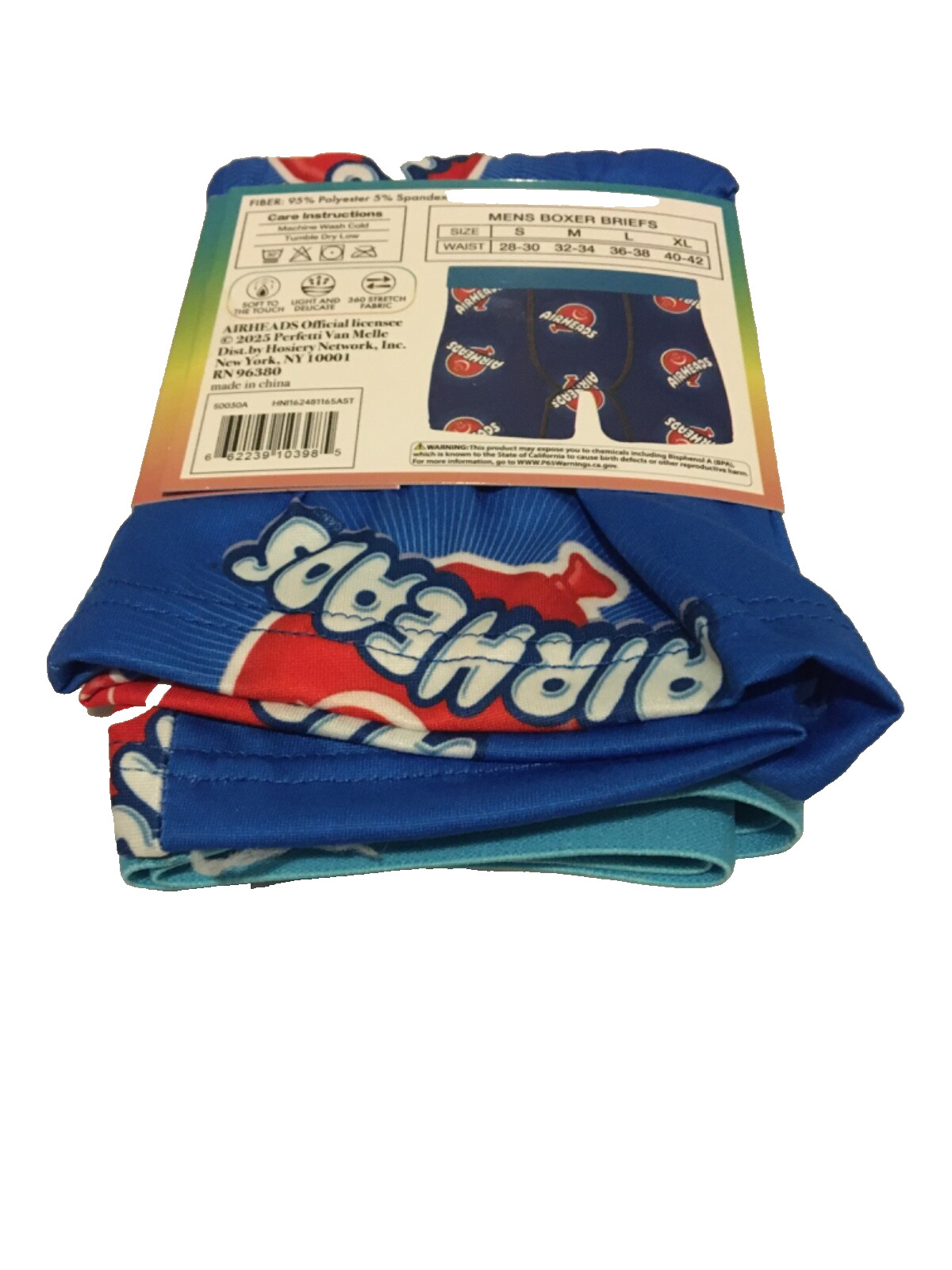 AIRHEADS Candy Novelty Boxer Briefs Underwear Men's Size M 32-36 NWT