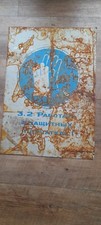 Vintage Metal Attention Plaque-Safety Soviet Industry Sign, made in USSR. 6-6