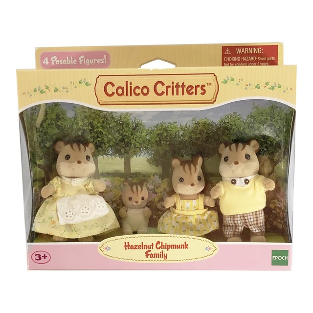 calico critters hazelnut chipmunk family