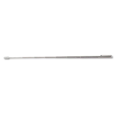Apollo Slimline Pen-Size Pocket Pointer w/Clip Extends to 24-1/2'' Silver 18001