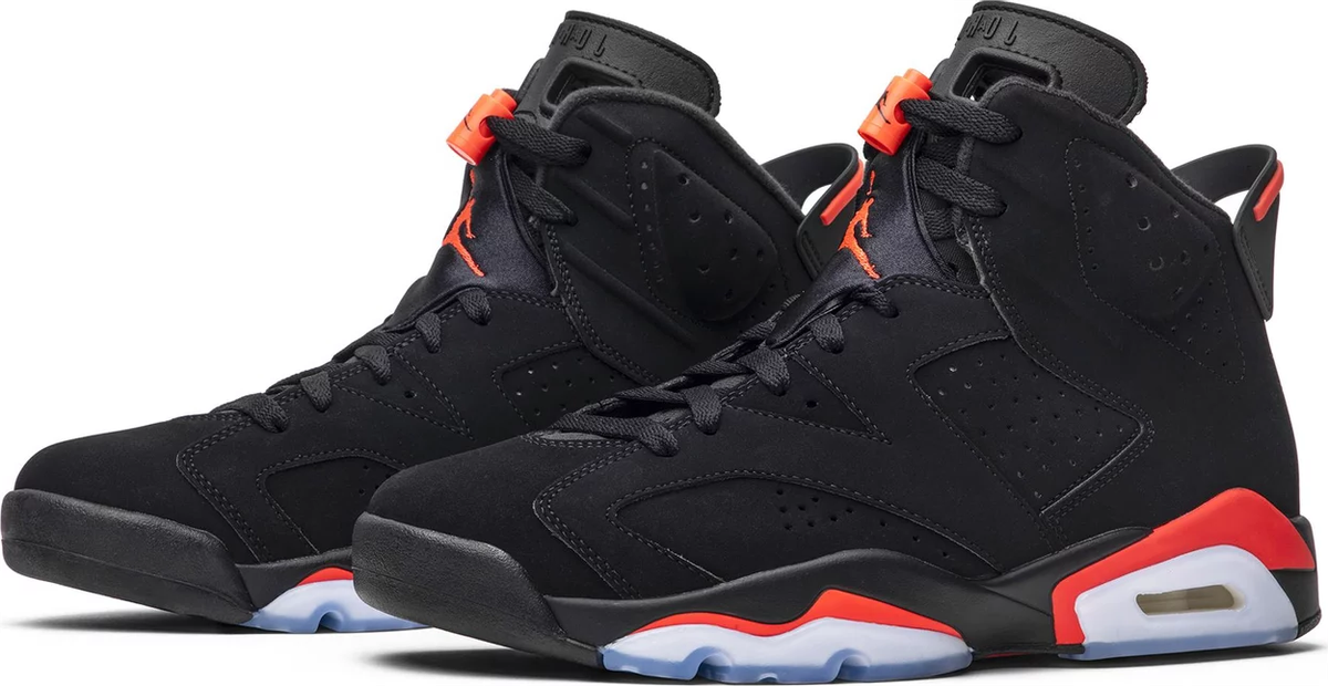 Nike Air Jordan 6 High Retro Black Infrared Retro Sneakers