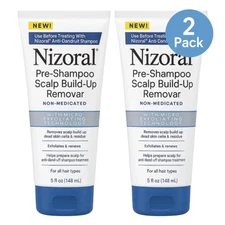 Nizoral Scalp Build-Up Remover 5oz Each Pre-Shampoo - 2 Pack - New