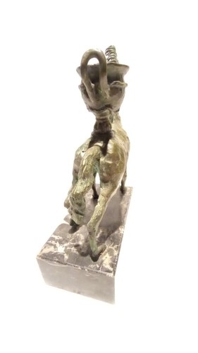 Daniel Albert Harris (Zev) (americano, 1914-1987), caballo de bronce sobre mármol - Imagen 13 de 18