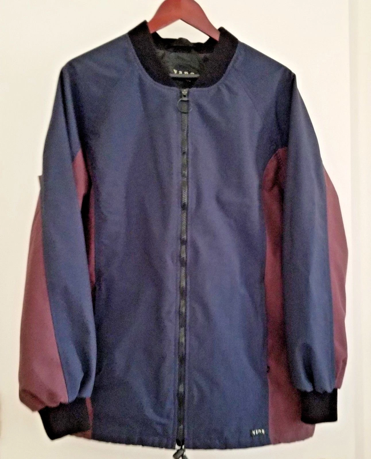 Yang San Francisco Mens L USA Zip Up Lined Windbreaker Golf Jacket EUC