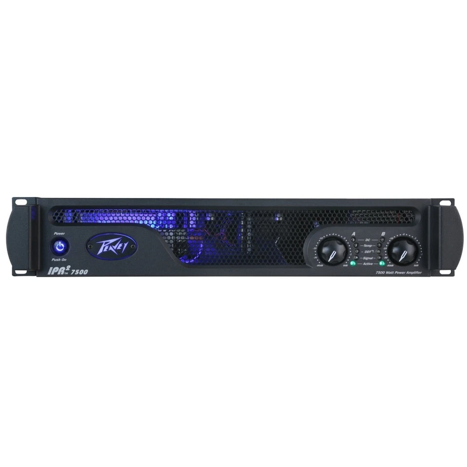 PEAVEY IPR2 7500 Lightweight Quality 3750w Rackmount Amplifier - Image 2 of 3