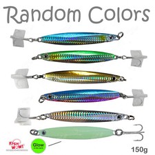 5.25oz Colt sniper vertical Jig 150g butterfly w/ a MUSTAD 3x Treble Hook New