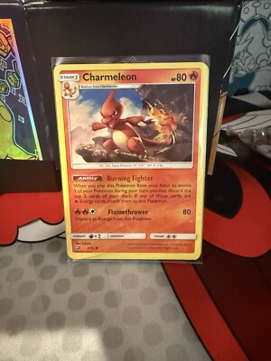 charmeleon pokemon card ebay Pokemon Card Charmeleon 005/165 Scarlet & Violet 151 Reverse Holo Near Mint