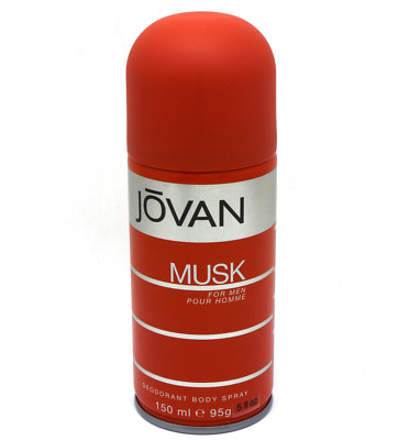 Jovan Musk for Men Deodorant Body Spray 5 oz / 150 ml
