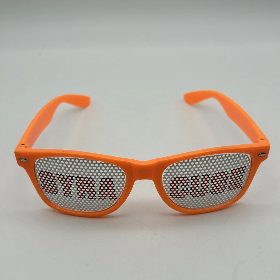 Gafas de sol de plástico naranja Syracuse deportes universitarios NCAA Foto 4 de 4