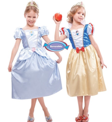 Costume Carnevale Bimba Principessa Disney Biancaneve - Cenerentola *22681  Rever | eBay