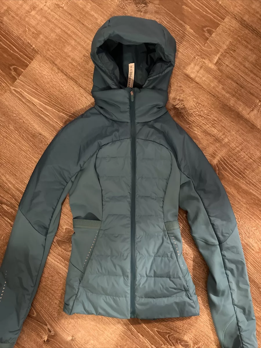 Lululemon Jacket Down For It All Size 2 Storm Teal