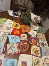 Vintage Boy Scouts Neckerchief Lot OA Nentego Lodge Del-Mar-Va 1960s-80s