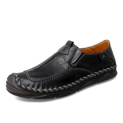 Men's Loafers Loafer Flats Driving Shoes Leather Slip on Casual Handmade Shoes